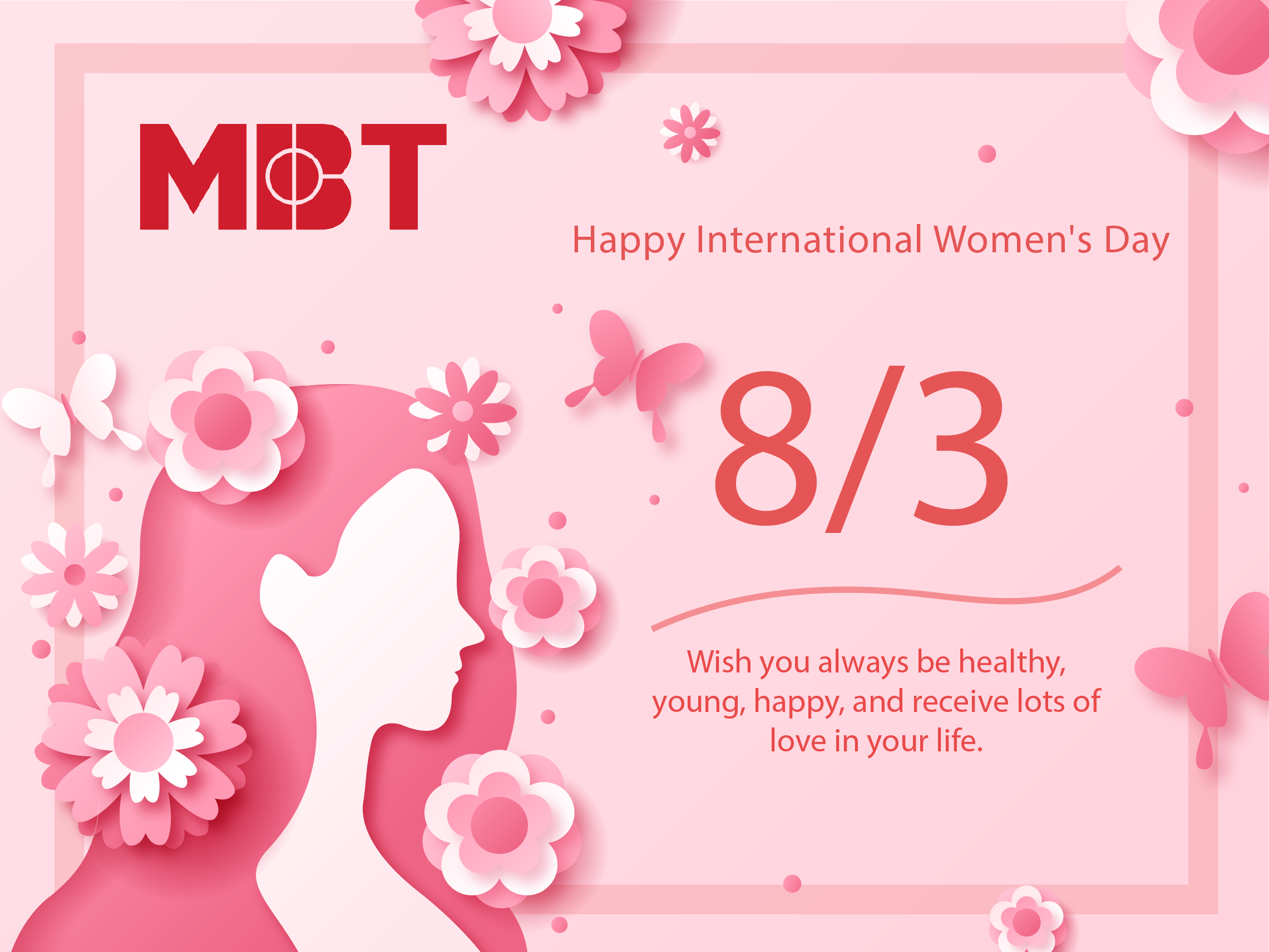 Letter of congratulation on International Women's Day 8-3 of MBT leaders